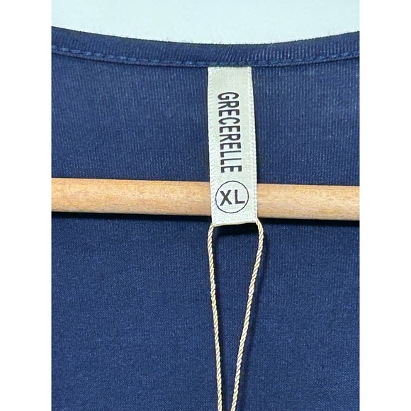 GRECERELLE Spring Summer Women’s Dress Casual Long Sleeve Navy XL - Picture 4 of 10